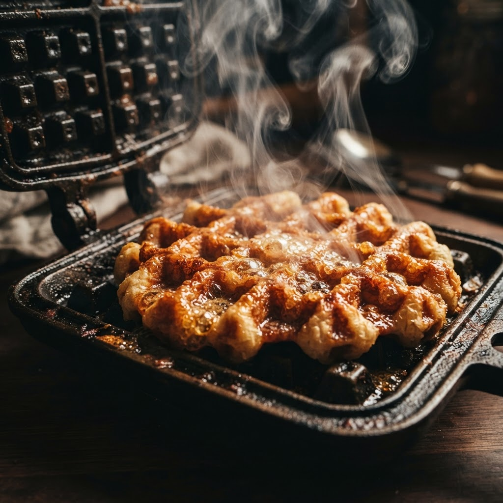 Caramelize on the iron